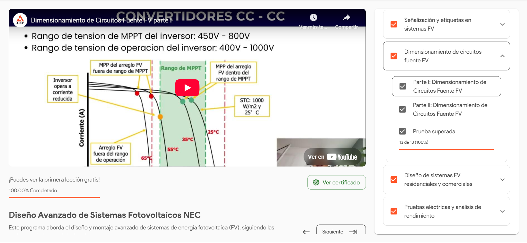 Cursos en línea